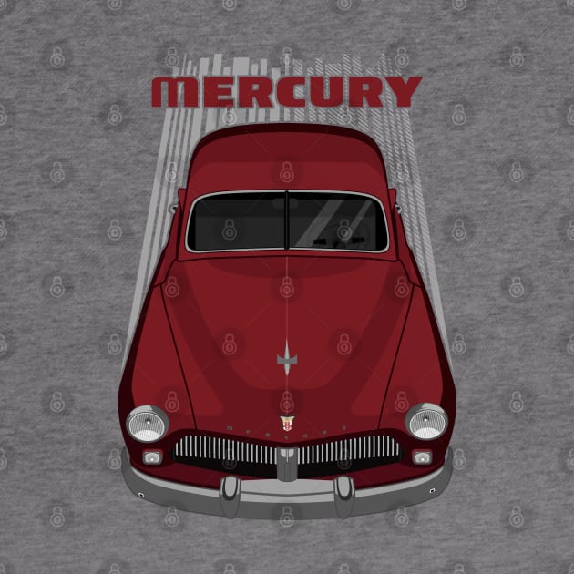 Mercury Coupe 1949 - Maroon by V8social